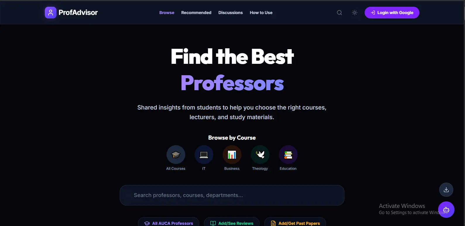 ProfAdvisor